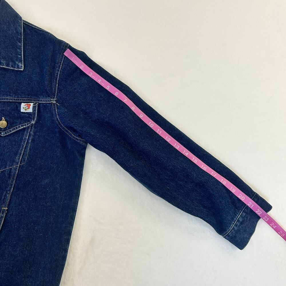 1957 Walter Lantz Woody Woodpecker Woody's Club Member Denim Jacket Sz 13 Chrty - Picture 8 of 10